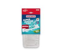 Leifheit Housse dépoussiérante SUPERDUSTER Floor Profi XL, Housse Lavable pour sols, mop Balai en Microfibre, utilisable à Sec sur carrelage, stratifié ou parquet, Laver au Lieu de Jeter