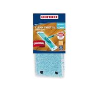 Leifheit Housse lave-sol Clean Twist XL extra soft, housse de rechange en fibres spéciales, idéale pour les sols fragiles, housse pour balai nettoyante avec absorption d’eau minimale Bleu 49 x 16 x 9,5 cm