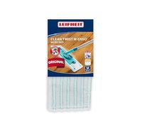 Leifheit Housse Lave-Sol Micro Duo pour Clean Twist M Ergo/PowerClean, Housse de Rechange Microfibres, Housse pour Balai à Plat, Housse nettoyante pour Tous sols, Housse Polyvalente à Double Fibre