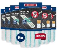 Leifheit Housse Profi XL Micro Duo, Lot de 6, Microfibre Balai