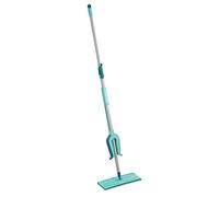 Leifheit Balai à plat Picobello M Micro Duo télescopique, 33 cm, essorage intégré, Bleu