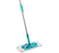 Leifheit Balai lave-sol Power Clean Micro Duo manche télescopique 88-145 cm, housse 2 fibres