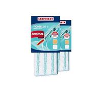 Leifheit Lot de 2 Housses de Nettoyage Micro Duo pour Lave-Sol Picobello S, Housse de Rechange pour Tous Types de sols, serpillère Lavable en Machine à Laver