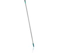 Leifheit Manche à balai System Click 45022 – Acier 140 cm, embout antidérapant, vert
