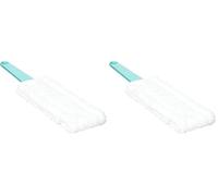 Leifheit Nettoyeur de radiateur Floretta, plumeau avec Housse Microfibre Amovible, Brosse radiateur Qui nettoie saletés et poussières (Lot de 2)