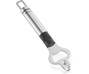 Leifheit Ouvre-Boîte ProLine, Décapsuleur Manuel en Acier Inoxydable | Perçage facile des boîtes de conserve, retrait sécurisé du couvercle, poignée ergonomique, œillet de suspension pratique
