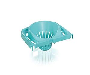 Leifheit Panier Essoreur Combi Mop, tamis essoreur pour seau | Pour seau Combi Leifheit vendu séparément, pour balai à franges classique, essorage pression sans se baisser, mains sèches