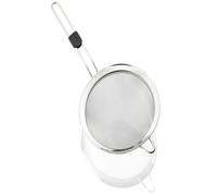 Leifheit Passoire de cuisine ProLine, ø 20 cm, Passoire fine en acier inoxydable très robuste, Écumoire inox avec œillet de suspension et manche avec empiècement pour le pouce