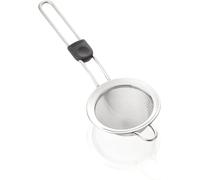 Leifheit Passoire de Cuisine ProLine, ø 7,5 cm, Passoire Fine en Acier Inoxydable, Écumoire INOX avec œillet de Suspension et Manche avec empiècement pour Le Pouce