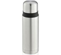 Leifheit Bouteille isotherme Coco 0,5L, Thermos café et thé à double paroi en acier inoxydable, Gourde isotherme résistante aux chocs à fermeture à vis antifuite, 100% étanche