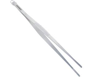 Leifheit Pince de cuisine de 30 cm, Grande Pince de Cuission et de Dressage | Pince de cuisine fine pour retourner, servir et décorer avec précision, compatible lave-vaisselle, avec œillet de suspension