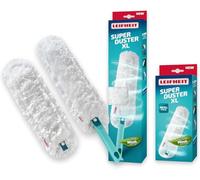 Leifheit SUPERDUSTER XL avec Housse de Rechange, plumeau Lavable avec Housse en Microfibre à 360 degrés, plumeau dépoussiérant Compatible avec Le Click-System, Laver au Lieu de Jeter