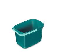 Leifheit Seau de Nettoyage Picobello, Seau en Plastique d’Une contenance de 12 L, Seau rectangulaire Stable à poignée, Seau Ergonomique pour Laver Le Sol, Seau de Lavage avec Graduation du Contenu