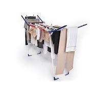 Leifheit Séchoir sur pied Pegasus 180 Solid Maxx 81650 – surface XXL, inoxydable, ailes rabattables