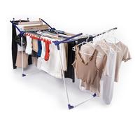 Leifheit Séchoir à Linge Pegasus 200 Solid Comfort, 20m de surface, blanc/bleu, avec 3 accessoires
