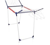 Leifheit Séchoir à linge Pegasus 200 Solid, séchoir sur pied grande surface d'étendage, étendoir à linge à ailes solide, longueur de séchage 20 m, 5 cintres et 4 supports petit linge