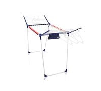Leifheit Séchoir à Linge Pegasus 200, Tancarville avec 20 m d'étendage | Étendoir linge intérieur et extérieur, ailes de 107 cm pour le linge long, 4 supports petites pièces, 5 cintres, sac à pinces