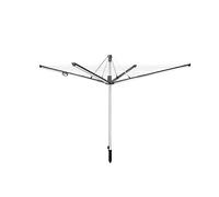 Leifheit Séchoir parapluie Linomatic 600 Plus (anthracite), étendoir à linge 60 m, séchoir à linge avec rétractation automatique des fils, hauteur ajustable