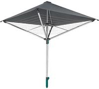 Leifheit Séchoir Parapluie LinoProtect 400, séchoir rotatif pour extérieur
