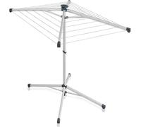 Leifheit Séchoir à linge LinoPop‑Up 82500 sur pied – 14 m d'étendage, compact et léger, gris