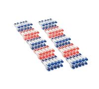 Leifheit Set 50 Pinces à Linge, épingles à Linge Surface de Serrage Douce | 50 pinces avec large surface pour presser, manipulation confortable, séchage en douceur, ne marque pas le linge même délicat
