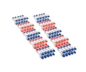 Leifheit Set 50 Pinces à Linge, épingles à Linge Surface de Serrage Douce | 50 pinces avec large surface pour presser, manipulation confortable, séchage en douceur, ne marque pas le linge même délicat