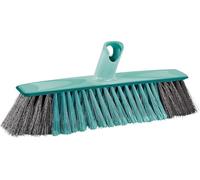 Leifheit Tête Balai multifonction Xtra Clean 30 cm, Tête de balai dotée de la technologie Click-System s’adaptant à tous les manches Leifheit, brosse en fibres synthétiques