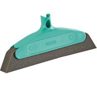 Leifheit Balai en mousse Classic 34 cm, idéal pour les personnes souffrant d'allergies avec attache oblique, tête de balai sans manche pour l'élimination rapide de la poussière et de la saleté, avec système Click