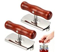 Leikedun 2 Ouvre Bocal Sans Effort Manuel Ouvre Boite de Conserve Réglable | Ouvre pot de Confiture Idéal pour Mains Faibles, Arthritiques et Personnes Âgées - Pour Bocaux de 3 à 13 cm