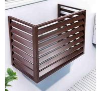 Leilaohu Cache Climatiseur Exterieur Aluminium Pompe A Chaleur Couverture De Protection Antipoussière Écran De Clôture for Climatiseur Support Grille Cache Radiateur B,110 * 60 * 80cm
