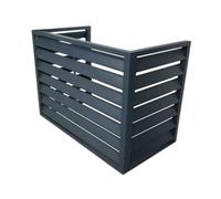 Leilaohu Housse D'extérieur en Aluminium pour Climatiseur Et Pompe À Chaleur - Housse pour Climatiseur Mini-Split Permettant De Réduire Le Bruit Et D'assurer Une Protection Contre Les Intempéries