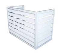 Leilaohu Housse D'extérieur en Aluminium pour Climatiseur Et Pompe À Chaleur - Housse pour Climatiseur Mini-Split Permettant De Réduire Le Bruit Et D'assurer Une Protection Contre Les Intempéries