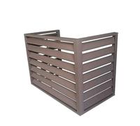 Leilaohu Housse D'extérieur en Aluminium pour Climatiseur Et Pompe À Chaleur - Housse pour Climatiseur Mini-Split Permettant De Réduire Le Bruit Et D'assurer Une Protection Contre Les Intempéries