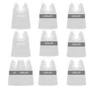 LEILUO 10 Pièces Lames Grattoirs Multitool pour Enlever Peinture & Colle | 8 lames rigides & 2 flexibles pour joints. Accessoire universel compatible avec DeWalt, Makita & plus.