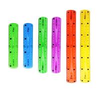 LEIMEND 6 Pièces Règle Souple15cm/20cm/30cm Règle en Plastique