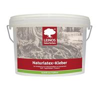 Leinos Naturlatexkleber 10,00 kg - adhésif de contact sans solvant à base de latex naturel - pour moquettes, liège, cuir, feutre, linoleum et papier - idéal pour une application écologique