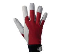 Leipold + Döhle Leipold Gants EN388 Cat. II Taille 10 Nappa chèvre dos rouge fermeture velcro sur carte Quantité:1
