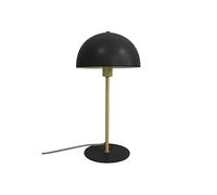 Lampe à poser design métal Bonnet - H. 39 cm - Noir