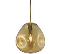 Leitmotiv – Suspension luminaire Blown Small – design en verre – Marron cuivré
