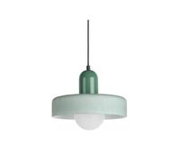Leitmotiv Suspension Opaco Grato - Vert - 25x25x23cm - Ronde - Verre - Plafonnier suspendu - Lampes suspendues pour table à manger et salon - Éclairage