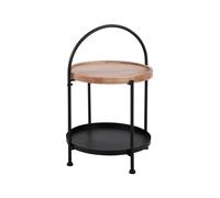 Leitmotiv table d'appoint ronde - Noir