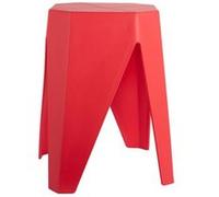 Leitmotiv - Tabouret d'appoint empilable CHERISH - Rouge - Cherish Rouge