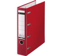 Leitz Classeur 10120025 double levier 2 x A5 format paysage avec fentes Rouge