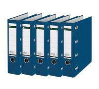 LEITZ 10120035 - Classeur double PP, A4, 2 x A5 paysage, bleu