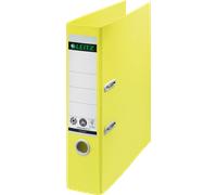 LEITZ 10180015 - Classeur de qualité 180°, recyclable, jaune, 80 mm