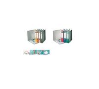 Leitz 10805025 Classeur À Levier Format A4 Capacité 350 Feuilles Dos 80mm Rouge
