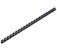 Leitz 10972 Lot de 100 reliures spirale en plastique A4 16 mm pour 145 pages (Noir)