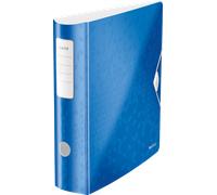 Classeur à levier plastique Leitz Active 180° Wow dos 7,5 cm bleu