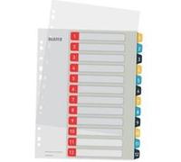 Leitz Intercalaires Imprimables 1–12 Robustes avec index numérique Polypropylène Multicolore 12480000