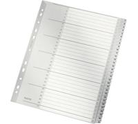 Leitz 1281 Répertoire DIN A4, extra-large 1-31 polypropylène gris 31 onglets 12810000